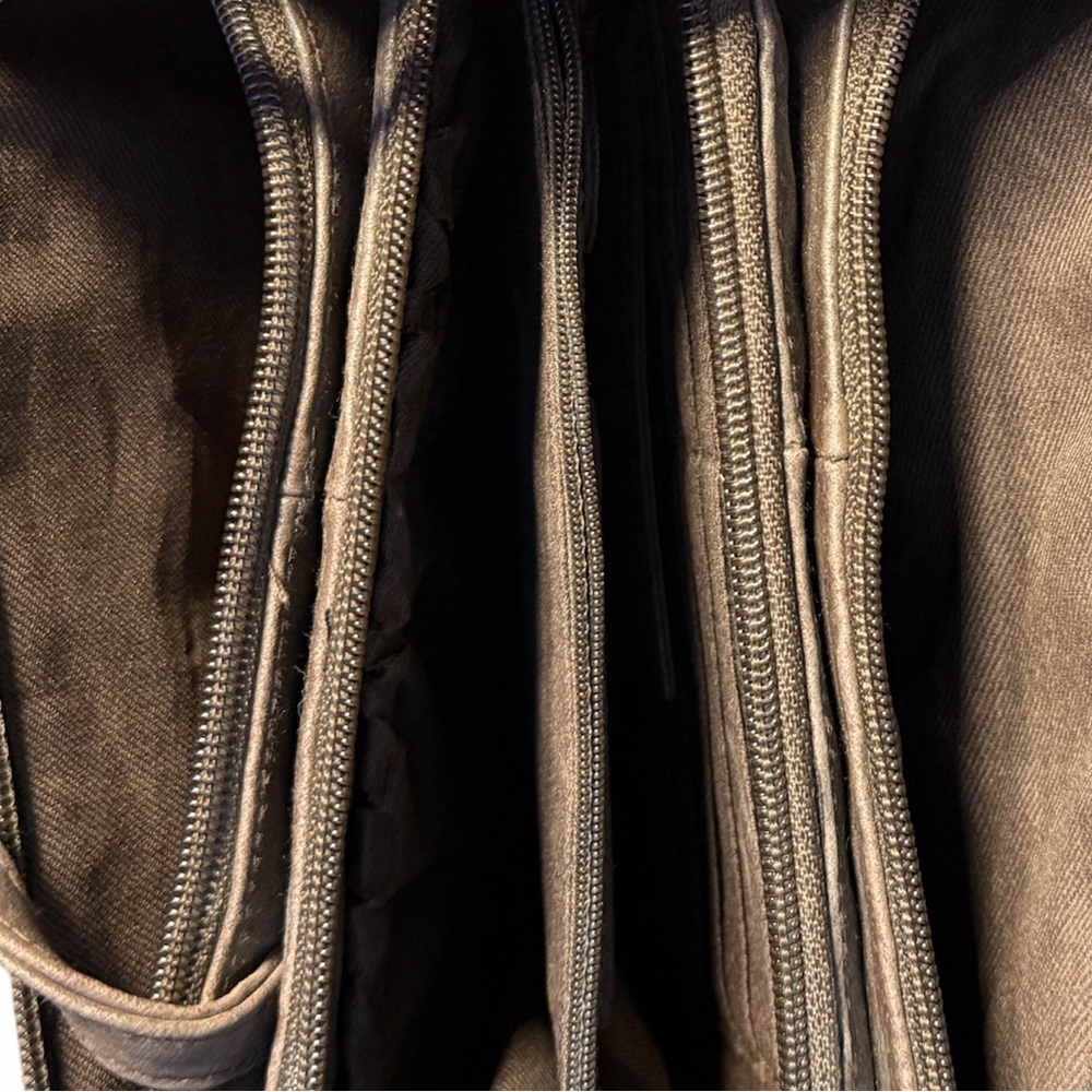 Dark Brown Crossbody Organizer Bag - Picture 2 of 6